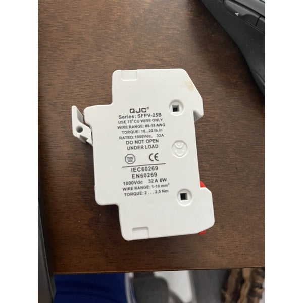 DC Fuse 1P 1000V 32A