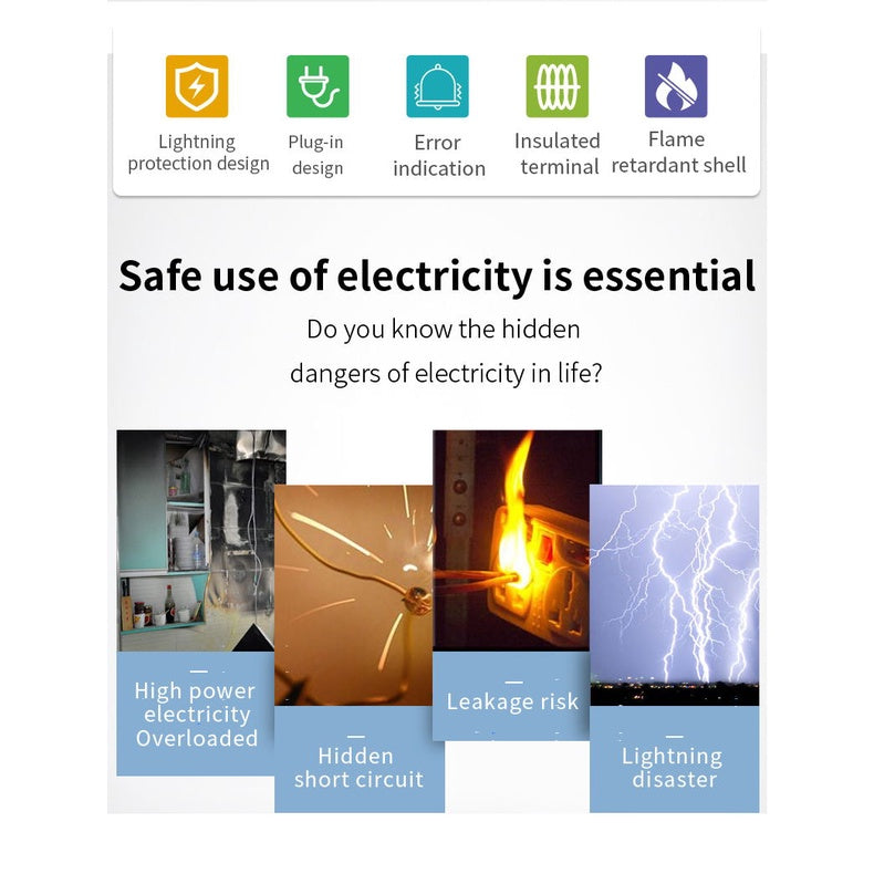 DC SPD 2P 500V / 600V / 1000V 40KA Surge Protection Device