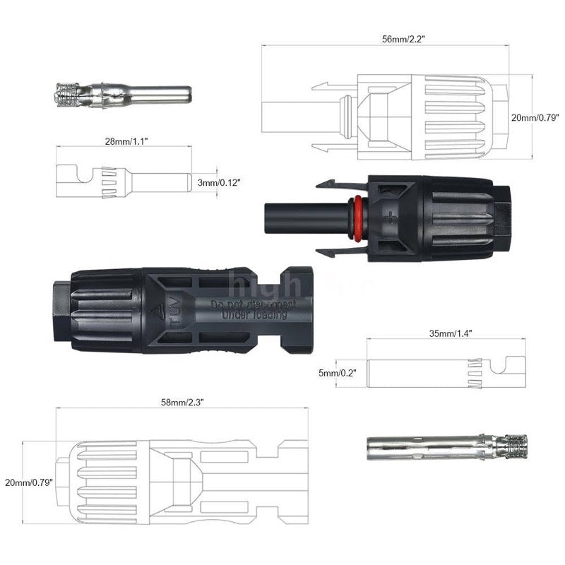 MC4 Solar Wire Connector