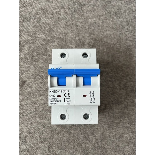 QJC DC MCB Circuit Breaker 100A Non-Polarized