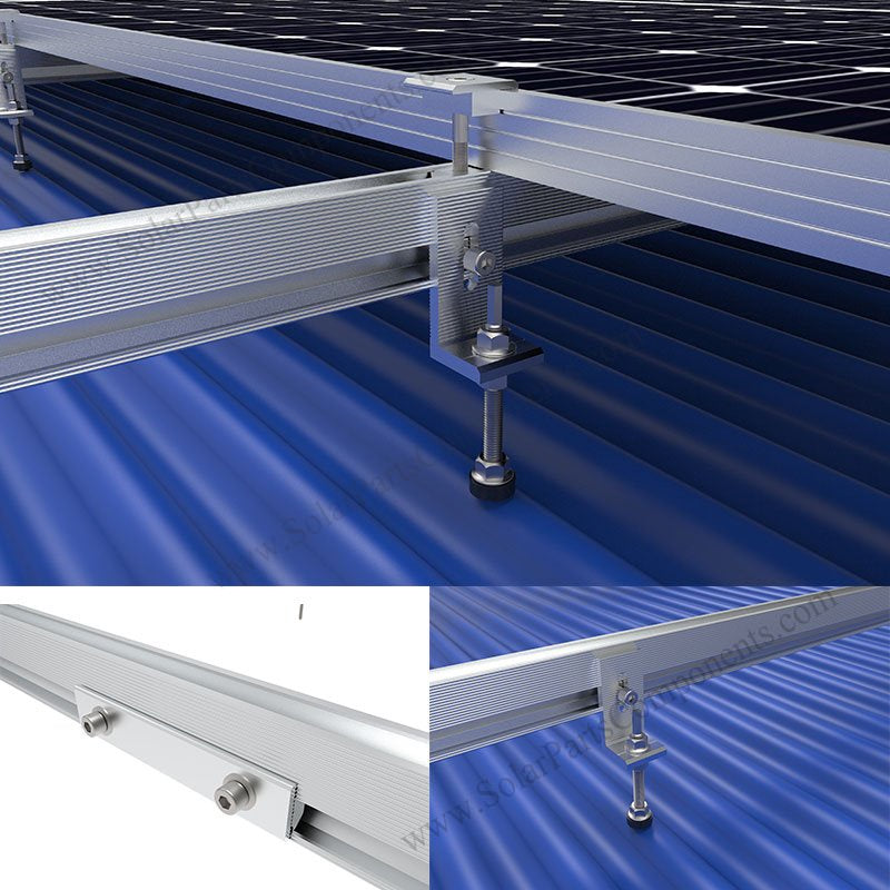 Solar L-Foot with Hanger Bolt