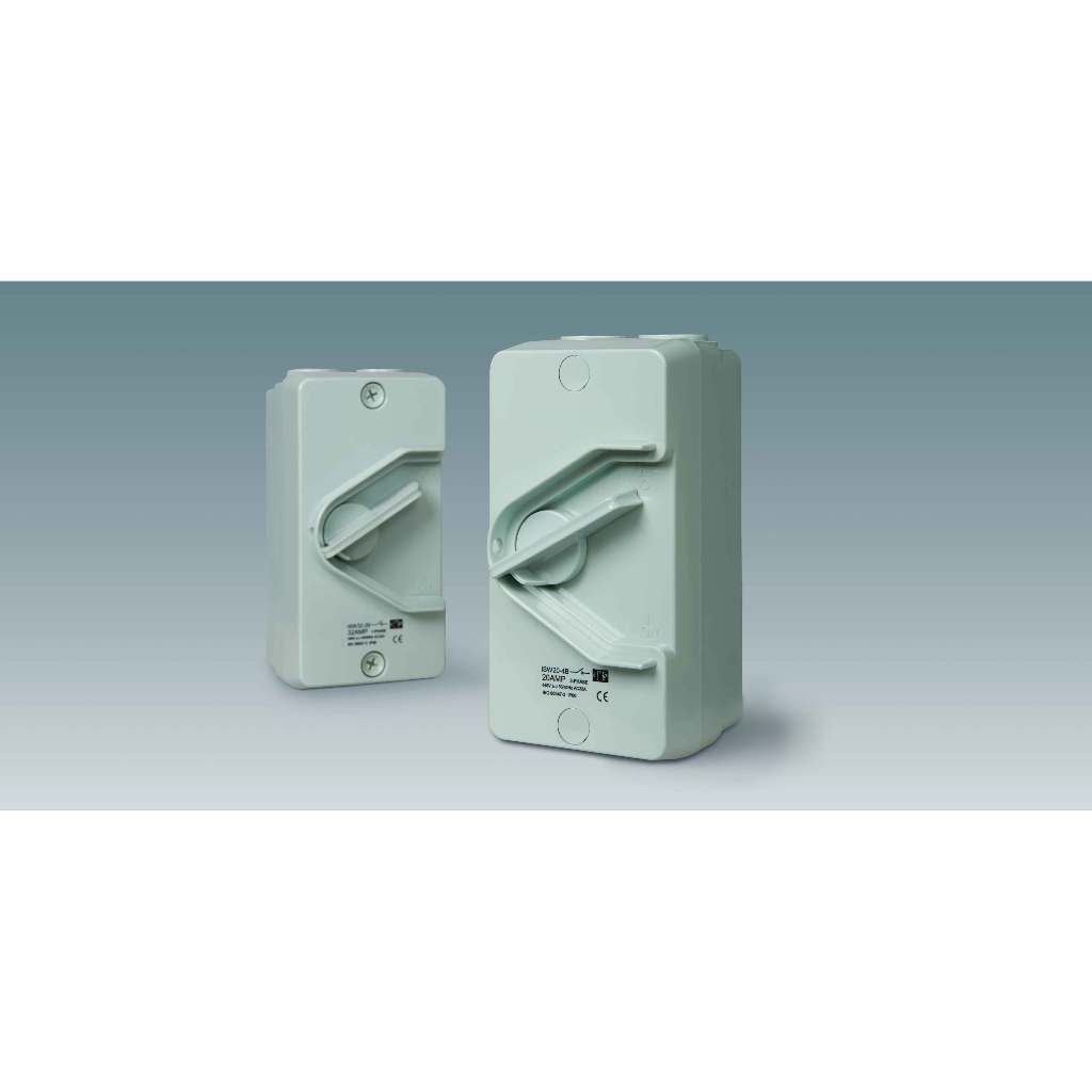 Waterproof AC Isolator Box 63A 2P