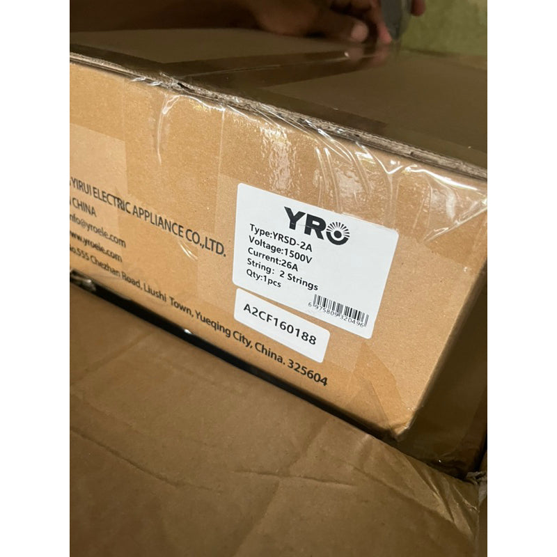 YRO Solar Rapid Shutdown Device String Level 26A, 1500v