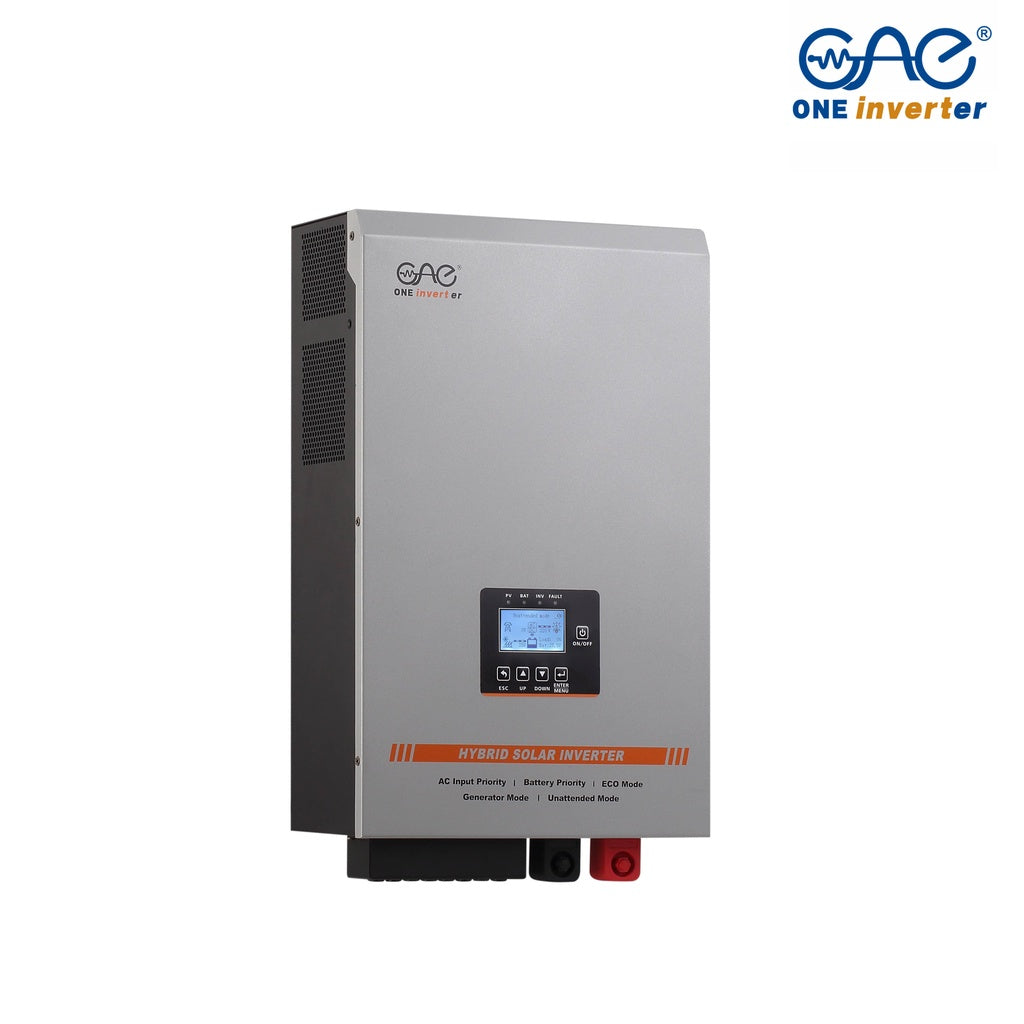 One Hybrid Solar Inverter 5kw 48V / 3kw 24v