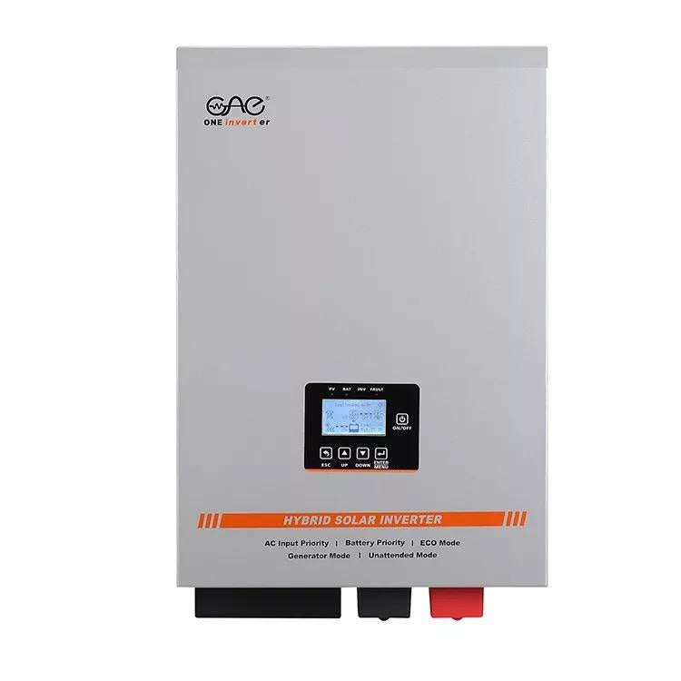 One Hybrid Solar Inverter 5kw 48V / 3kw 24v