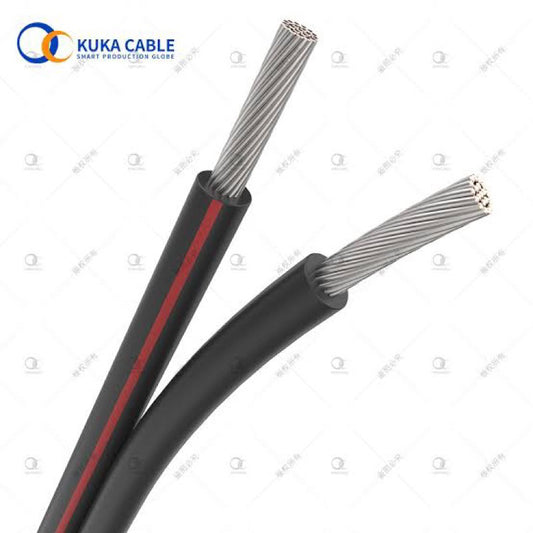 Twin Core Solar PV Cable Wire 1.5mm / 2.5mm / 4mm / 6mm