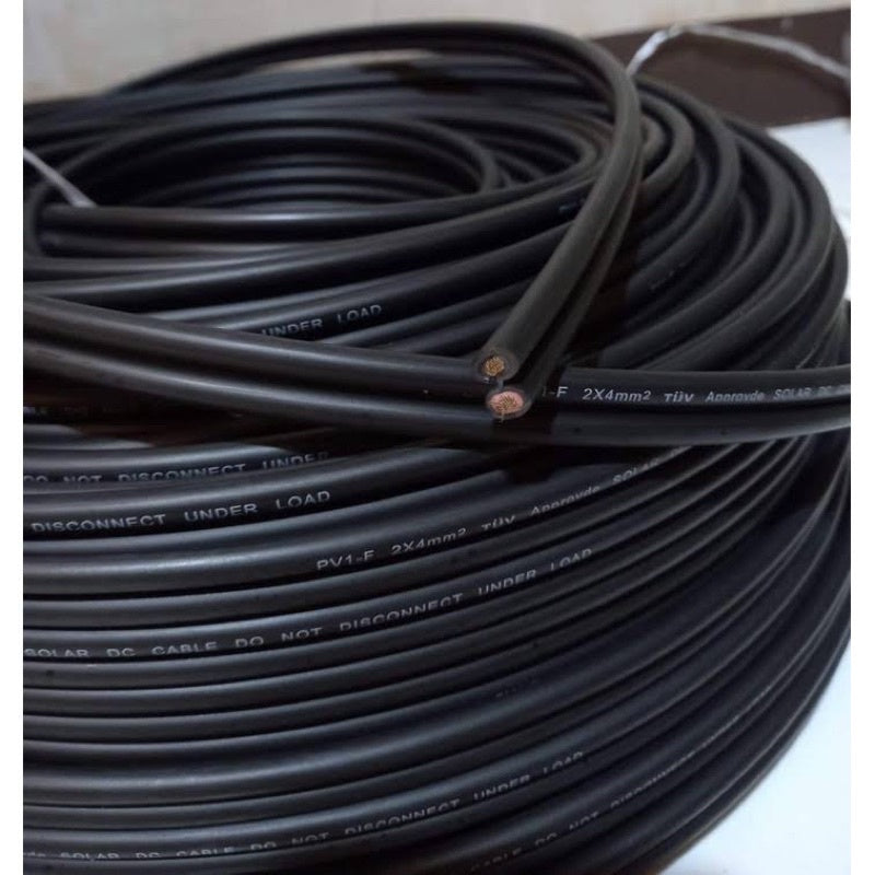 Twin Core Solar PV Cable Wire 1.5mm / 2.5mm / 4mm / 6mm