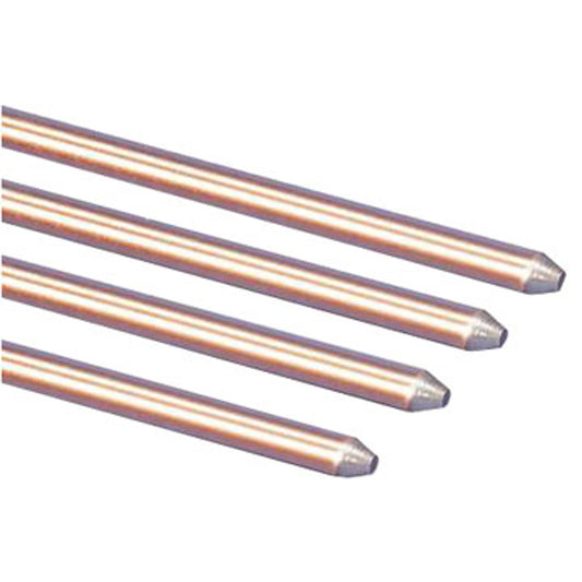 Copper Ground Rod 6FT 5/8'' W/ Clamp